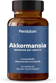 Pendulum Akkermansia – 30 Capsules Live Probiotic for Gut Health, Digestion & Microbiome Support