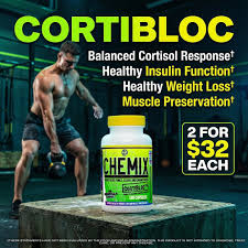 Chemix Cortibloc 120 Capsules – Stress Support & Cortisol Balance Supplement