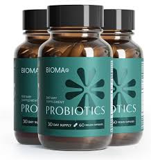Bioma Probiotics – 3-in-1 Gut Health Formula for Digestive Health, Metabolism & Weight Support | 60 Capsules
