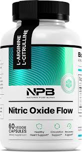 Nature’s Pure Blend Nitric Oxide Flow – Blood Pressure & Circulation Support Supplement