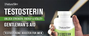 NaturalSlim Testosterone Booster for Men | Muscle, Energy & Metabolism Support | 180 Capsules