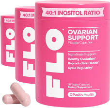 FLO Ovarian Support Vitamin | Hormone Balance & Women’s Health | 90 Vegan Capsules