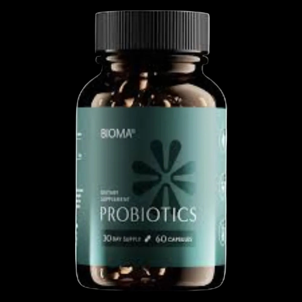 Bioma Probiotics – 3-in-1 Gut Health Formula for Digestive Health, Metabolism & Weight Support | 60 Capsules