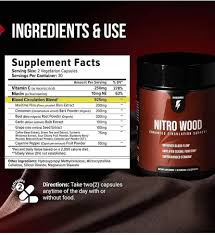 InnoSupps Nitro Wood Circulation Support | Blood Flow & Performance | 60 Capsules