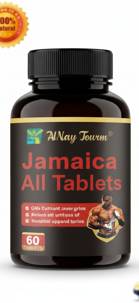 Product packaging with text and images of a person, likely related to health or supplement.