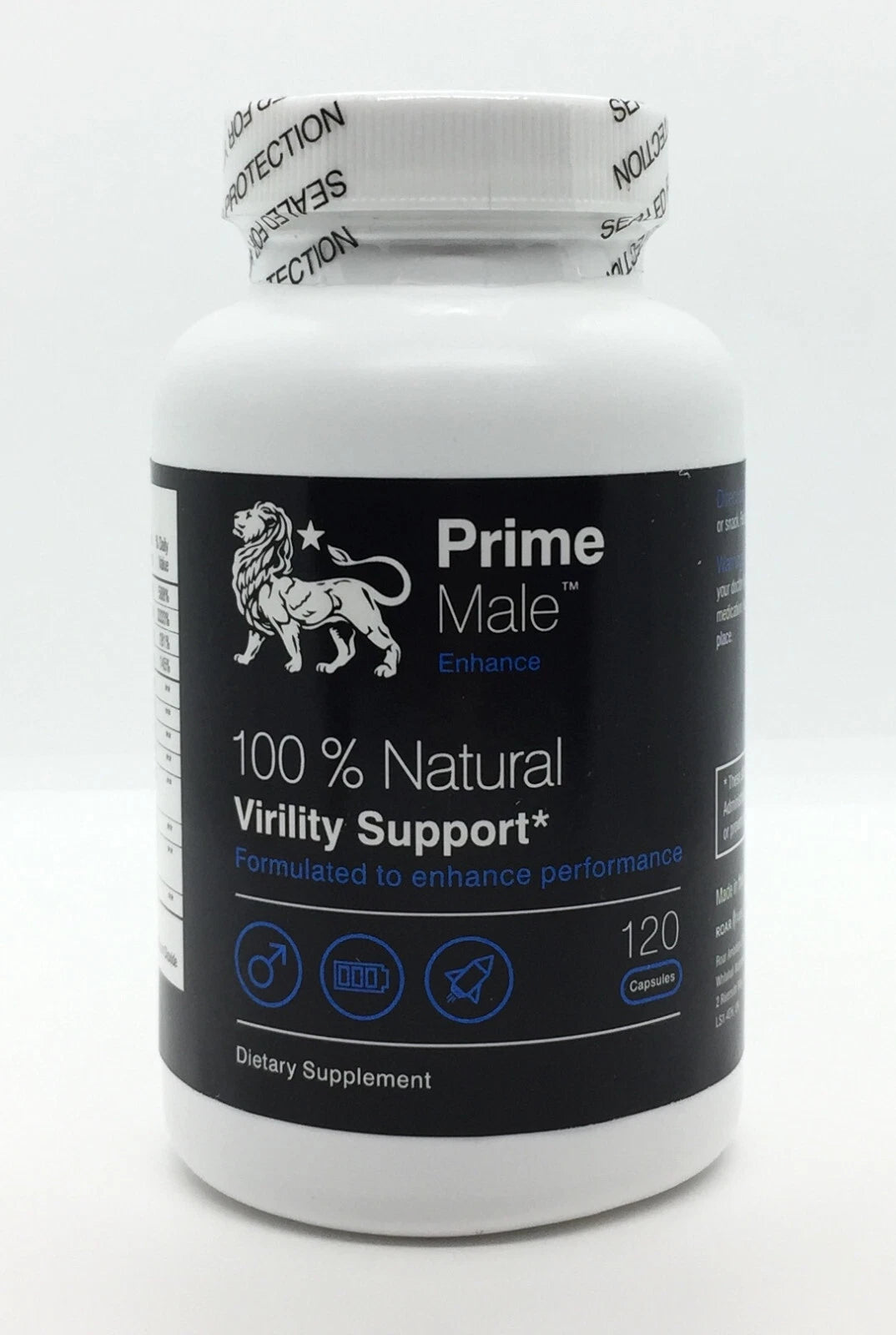 Prime Male Enhance - Male Enhancement Supplement 120 capsules Virility Support