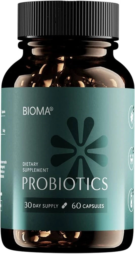 BIOMA Gut Health Probiotics for Weight Management & Digestive Health 60ct