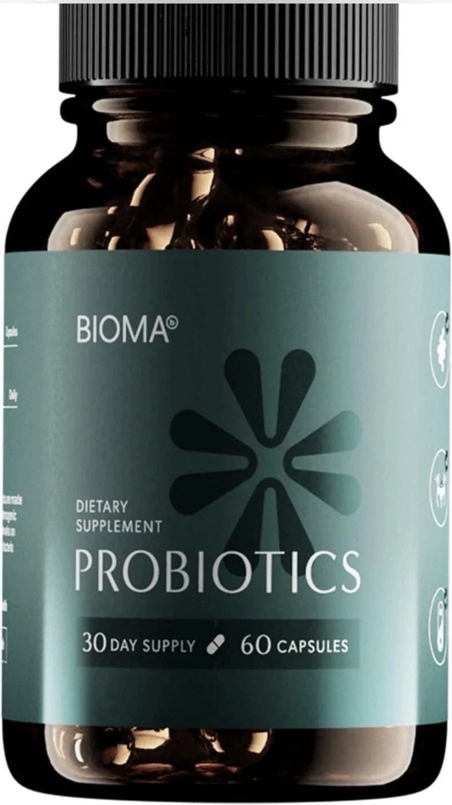 Bioma Probiotics 60 Capsules Vegan Gluten-Free Keto Friendly