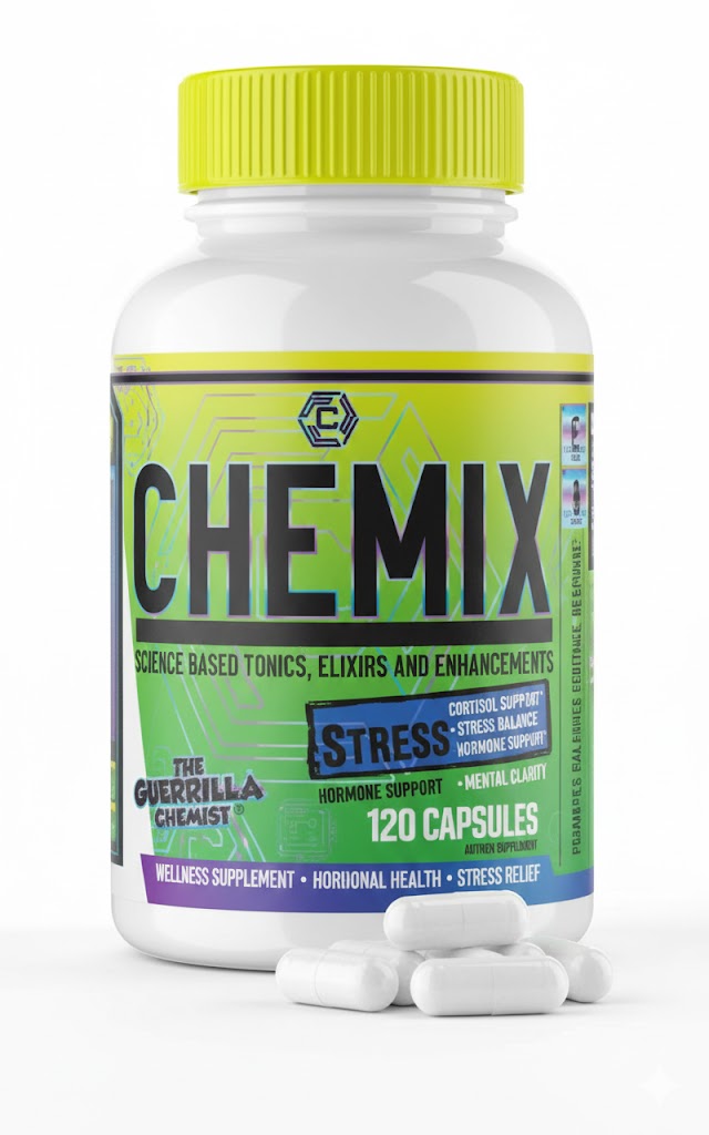Chemix Cortibloc 120 Capsules – Stress Support & Cortisol Balance Supplement